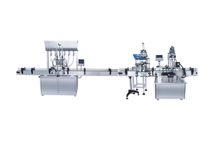 六頭液體自動灌裝旋蓋生產線