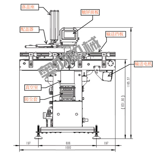 AY-90A全自動醬料玻璃瓶真空旋蓋機_http://www.cwst.cc_自動旋蓋設備系列_第2張